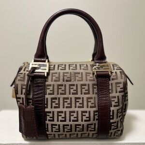 Fendi Mini Brown Monogram Handbag